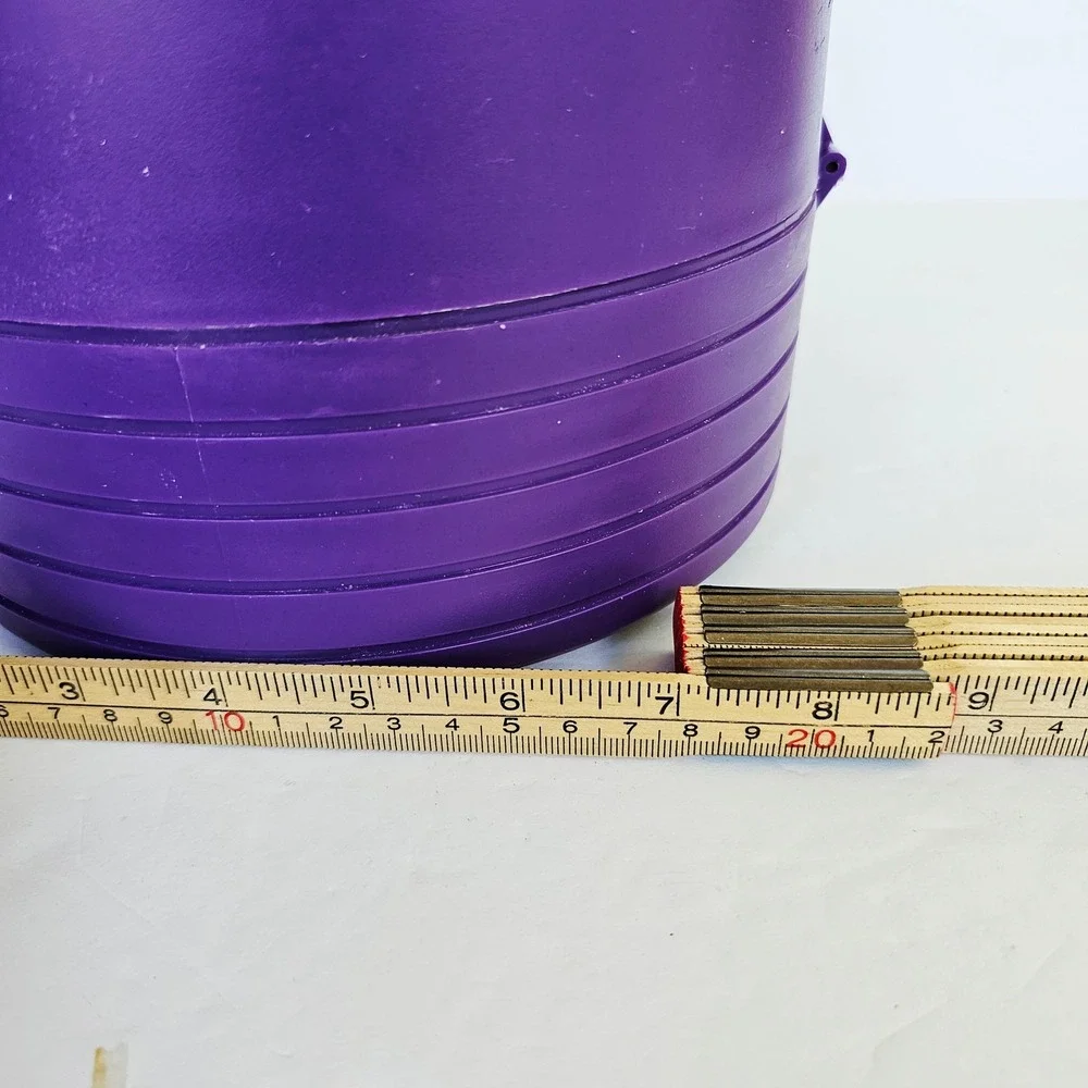 Vintage Caboodles 2615 Makeup Case Purple Lime Green 90s Retro Organizer Box